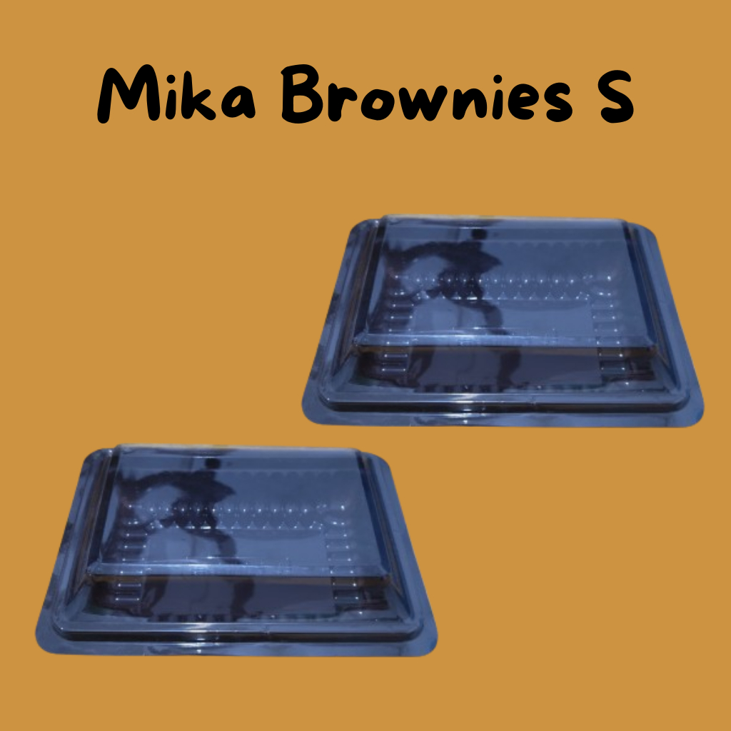 Mika Kue Brownies Tebal / Box mika brownies / kotak brownies - SIZE S