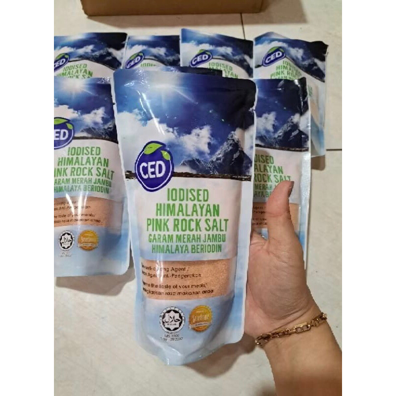 

500gr CED Natural Himalayan Pink Rock Salt Garam Himalayan