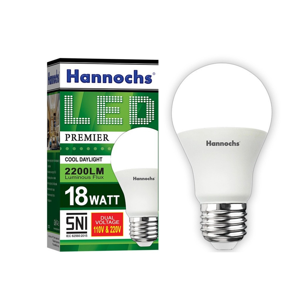 Bola Lampu Led Hannochs Premier 18Watt Bohlam Hannochs Led Premier 18W