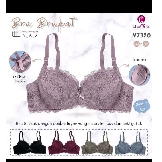 bh chelyne kawat busa super tebal size 34,36 dan 38