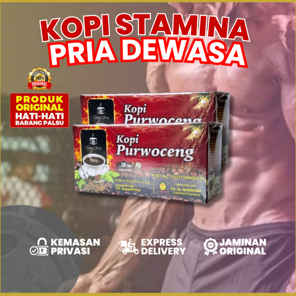 

Kopi Purwoceng - Kopi Stamina Pria Kuat Tahan Lama Original - Asli dari Akar Purwoceng