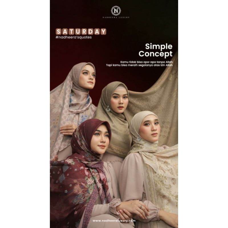 Cloudy scarf by Nadheera Luxury