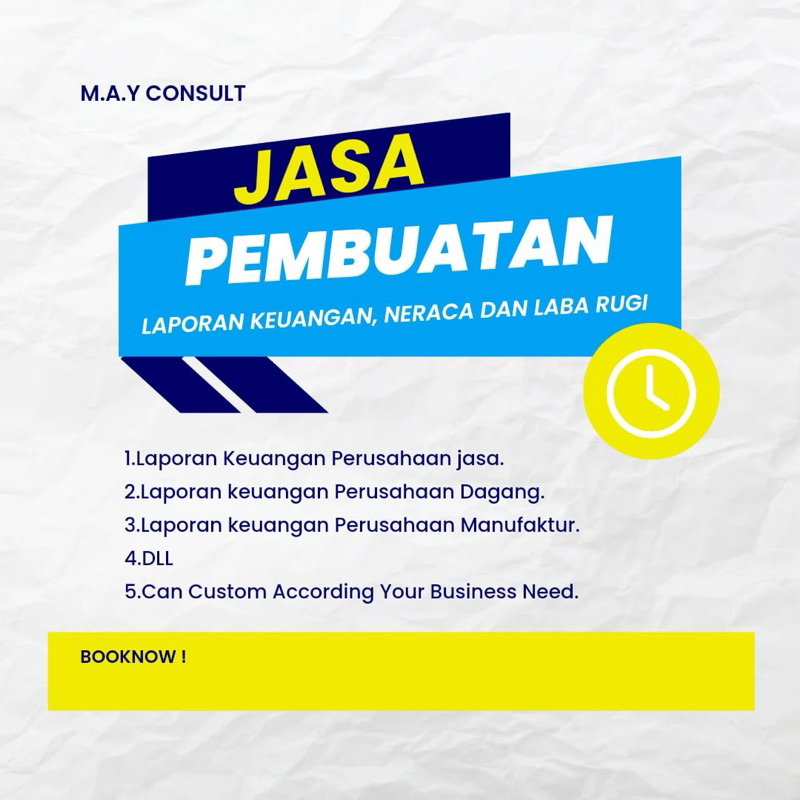 Jasa pembuatan laporan keuangan
