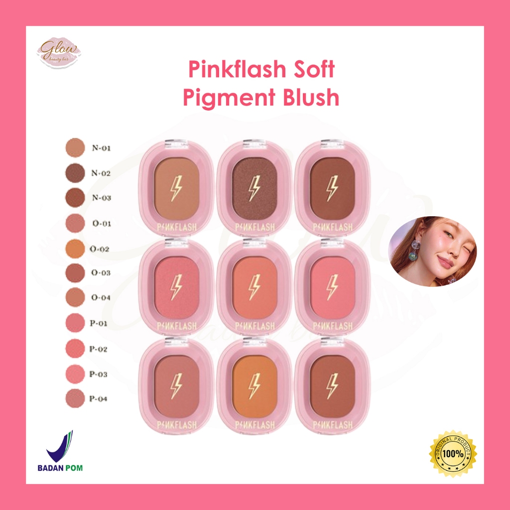 [DAPAT FREE GIFT] PinkFlash Blush On PinkFlash Blush PinkFlash Blush On Powder PinkFlash BlushOn Pin