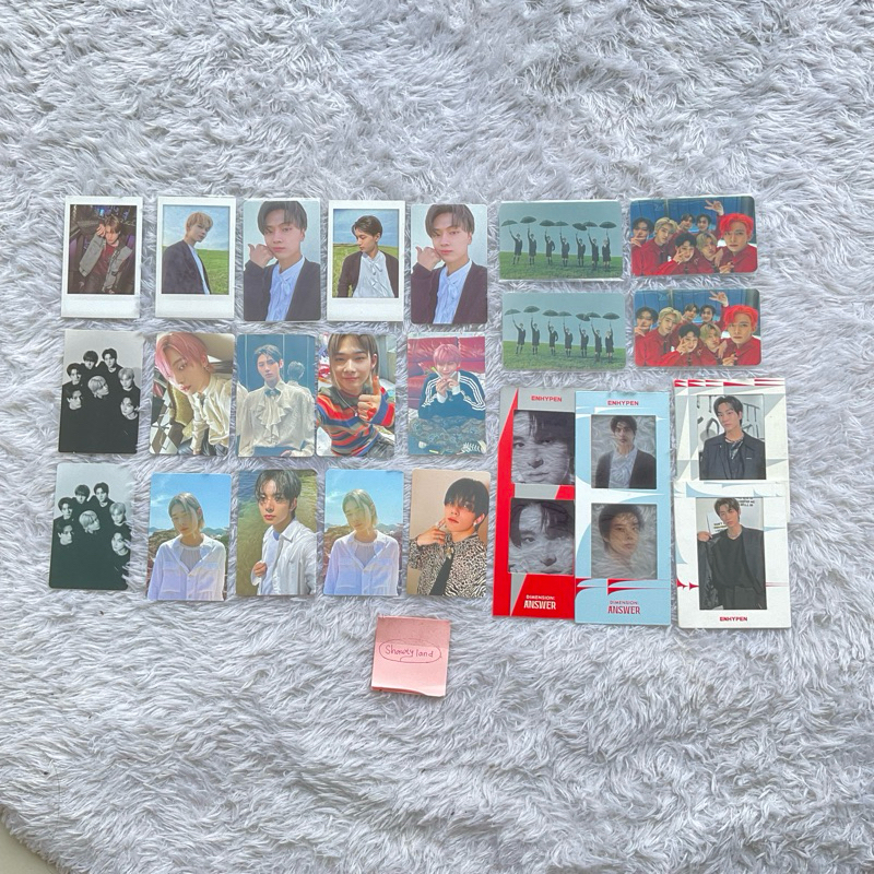 PHOTOCARD ENHYPEN ALBUM DIMENSION DILEMMA | DIMENSION ANSWER YET  NO PHOTOCARD|  POB WEVERSE WV DIME