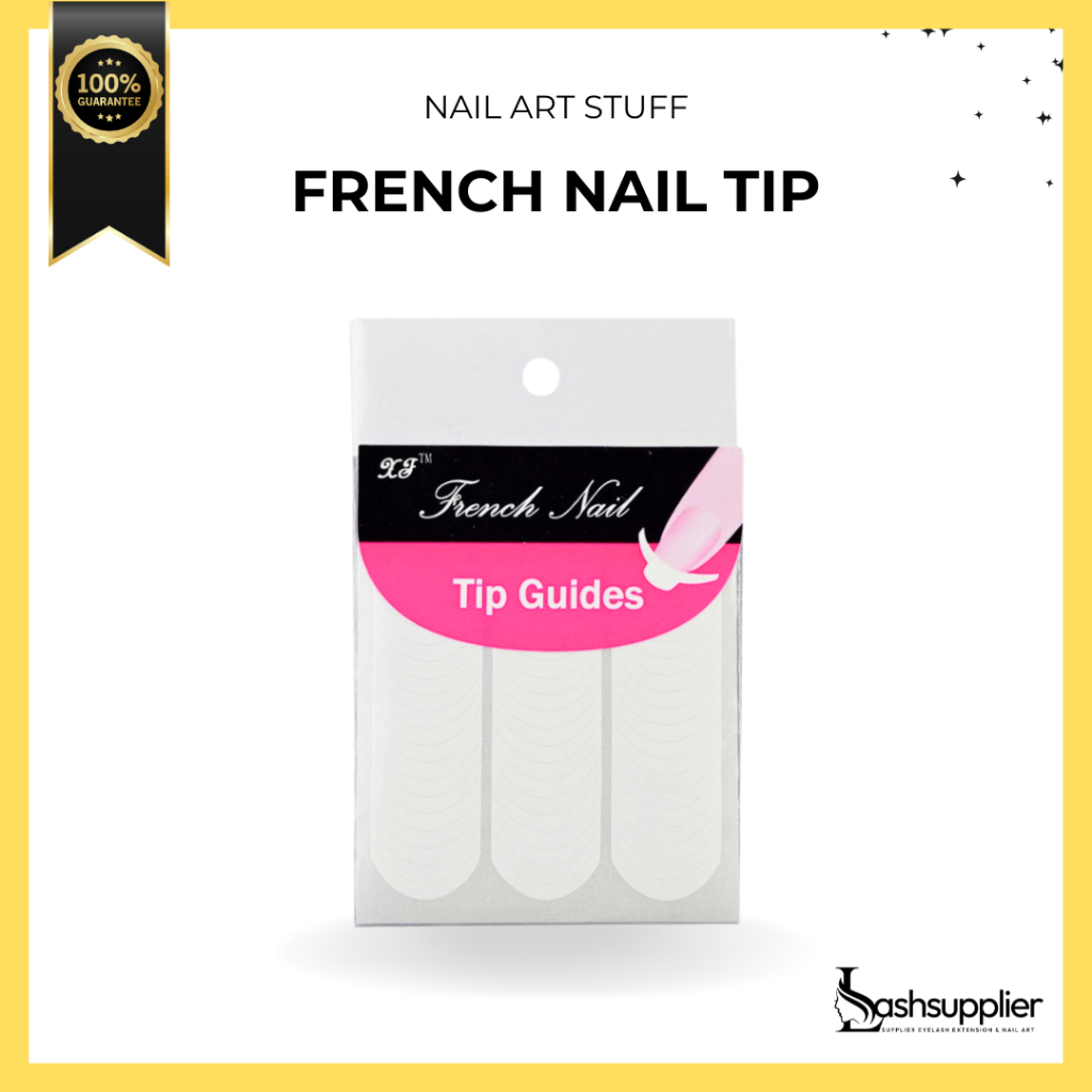 French Nail Tip Guides Ujung Kuku Putih