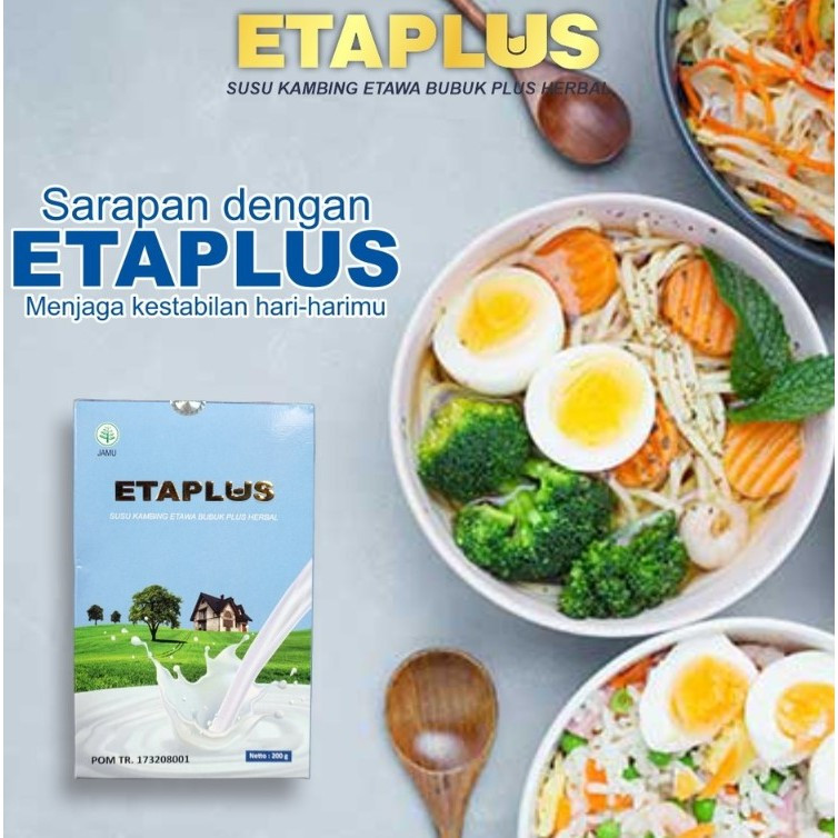 

ETAPLUS ORIGINAL | BPOM | COD | SUSU KAMBING ASLI ETAWA 200gr