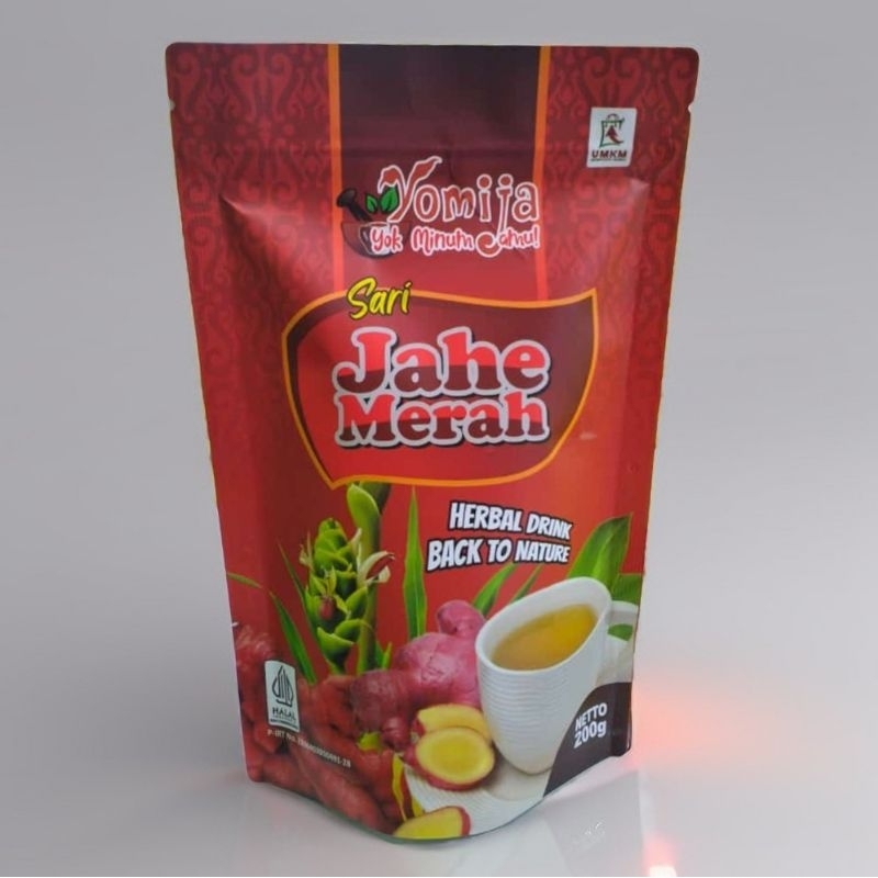 

Jahe merah bubuk instan Yomija