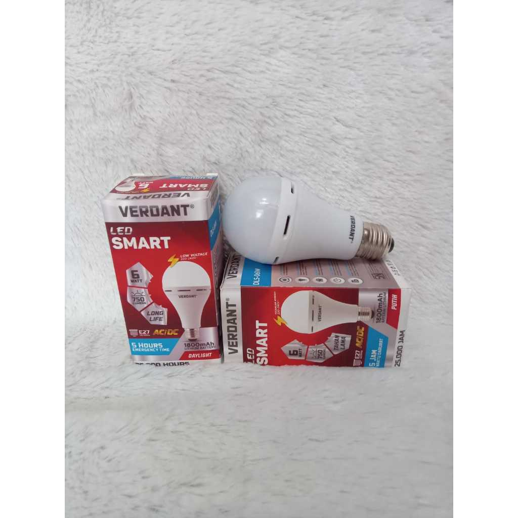 Lampu LED Emergency Verdant 6 Watt Terjangkau
