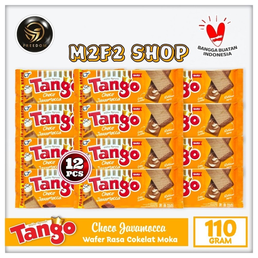 

Tango Wafer Choco Javamocca | Krim Cokelat Kopi Moka - 110 gr (Kemasan 12 Pcs)