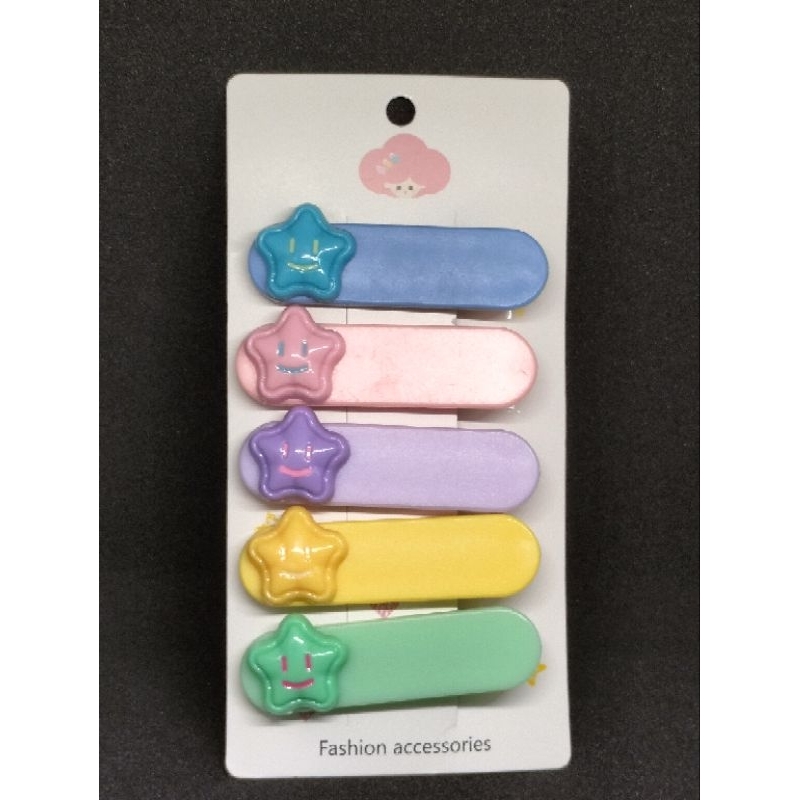 jepit rambut bintang star isi 5
