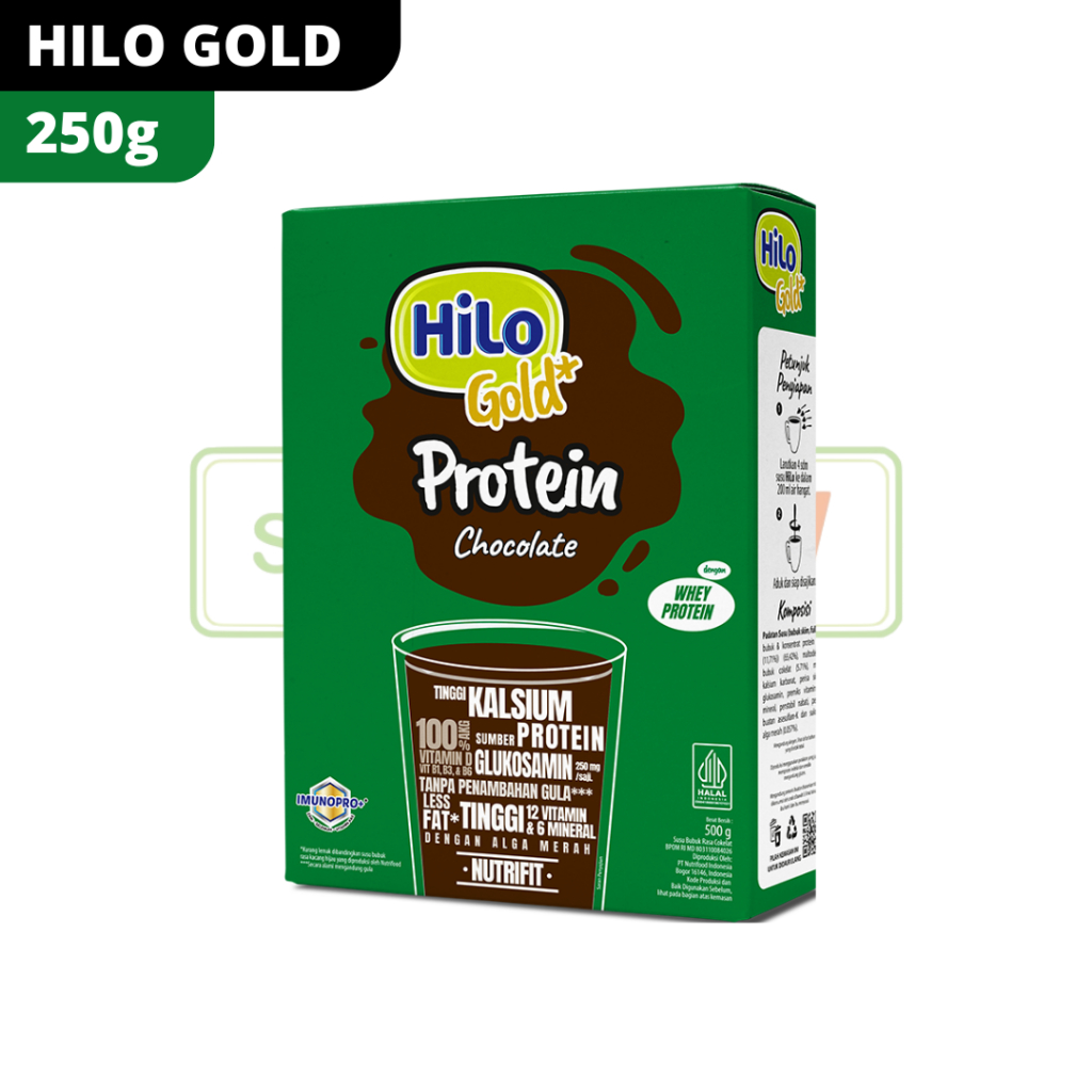 

HiLo Gold Chocolate 250g - Susu Tinggi Kalsium Lebih Rendah Lemak