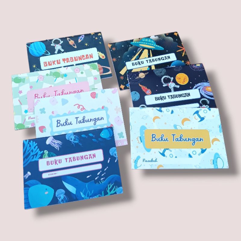BUKU TABUNGAN ANAK / BUKU TABUNGAN AESTHETIC / BUKU CATATAN KEUANGAN