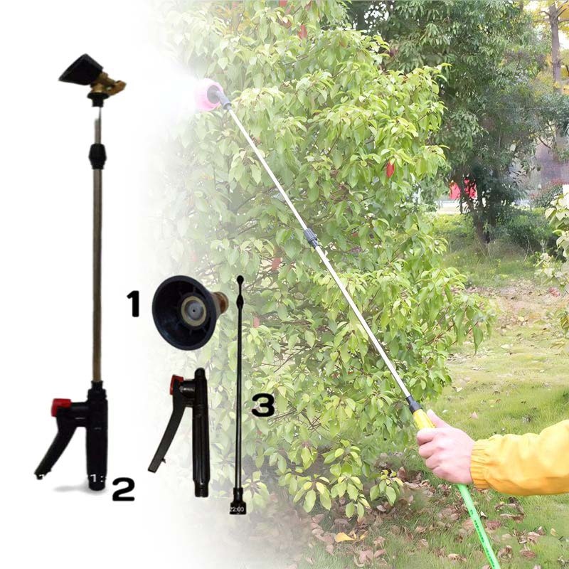 1 Set Stik Sprayer Elektrik Manual Satu Sprayer Nozzle + Stik Teleskopik Sprayer + Top Kran Sprayer 
