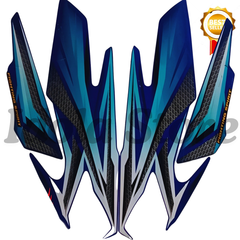Striping Stiker Yamaha Rx King 2005 Biru | Lis Les Body Rx king Standar 2005 Biru