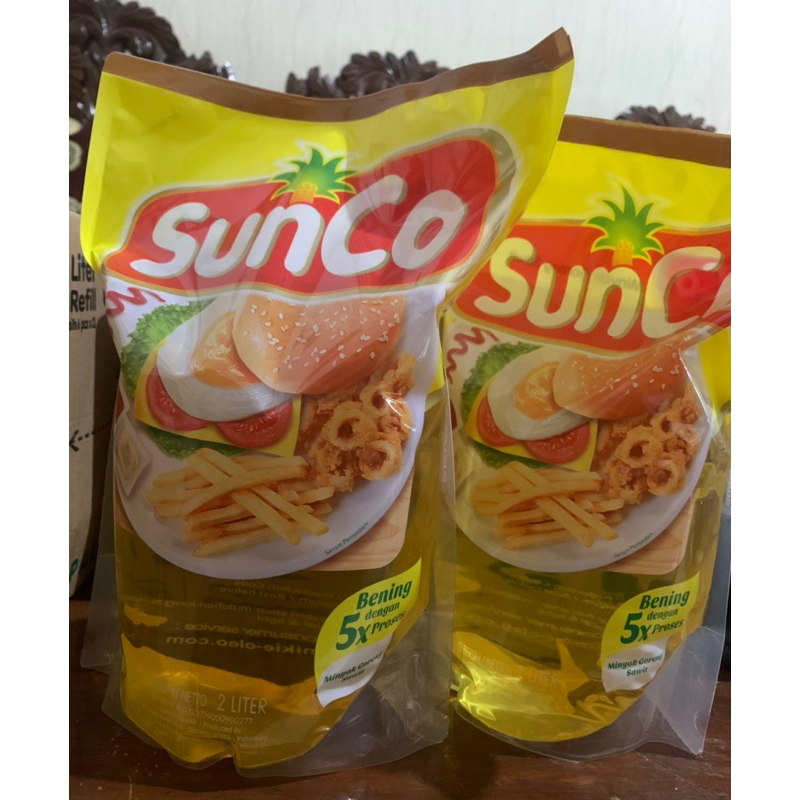 

MINYAK GORENG SUNCO 2 LITER MINYAK GORENG SUNCO KEMASAN REFIL 2L MINYAK GORENG MURAH PROMO