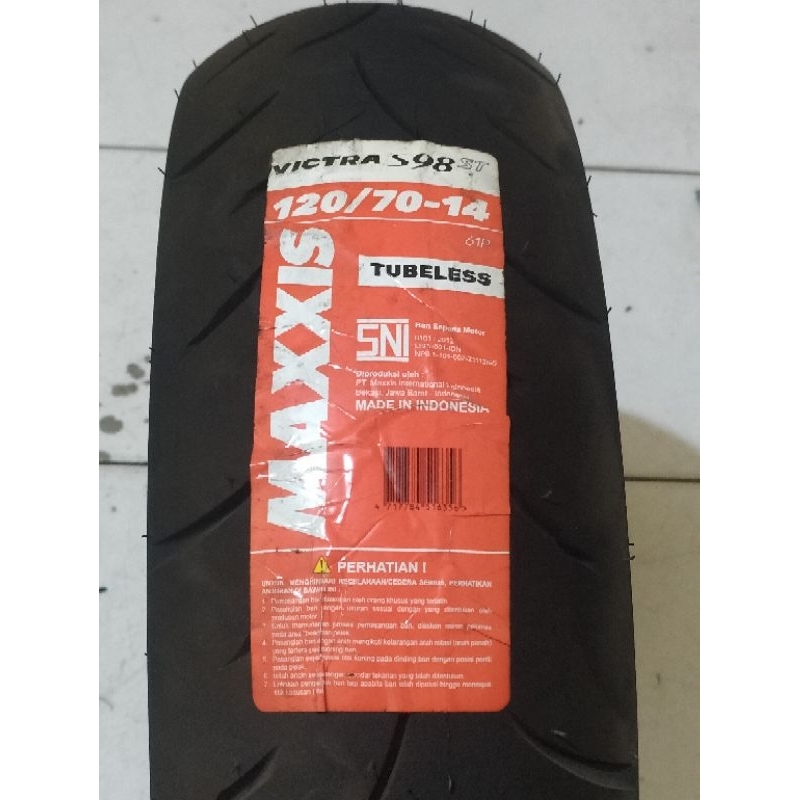 Ban maxxis 100/80-14 + 120/70-14 (paket pcx)