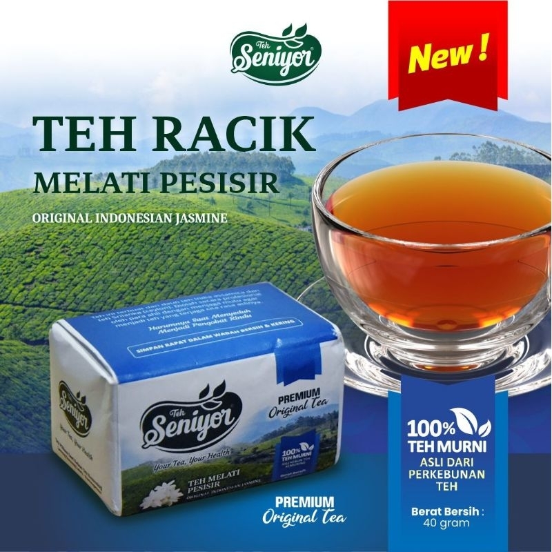 

TEH RACIKAN SOLO 100% MURNI DAUN TEH ALAMI TEH SENIYOR MELATI PESISIR