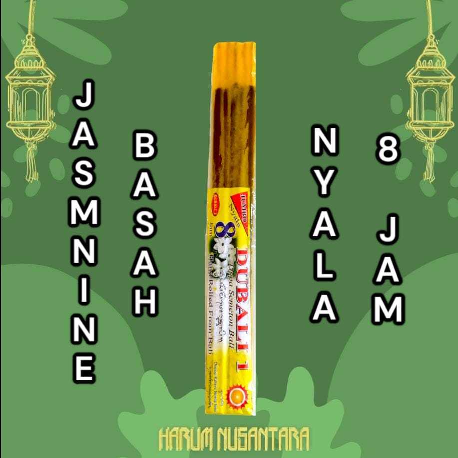 Dupa Jasmine Nyala 8 Jam Dubali Basah Handmade Bali