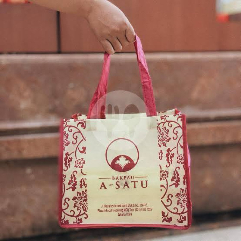 

SpundBond / Tas Bahan Kain Authentic Tote bag Paper bag Tas Kain bakpau a-satu
