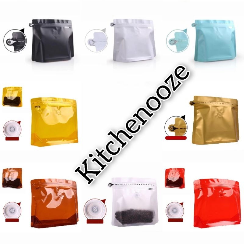 

Zip Lock Coffee Bag with Valve I Kemasan Kopi I Coffee Packing Pouch