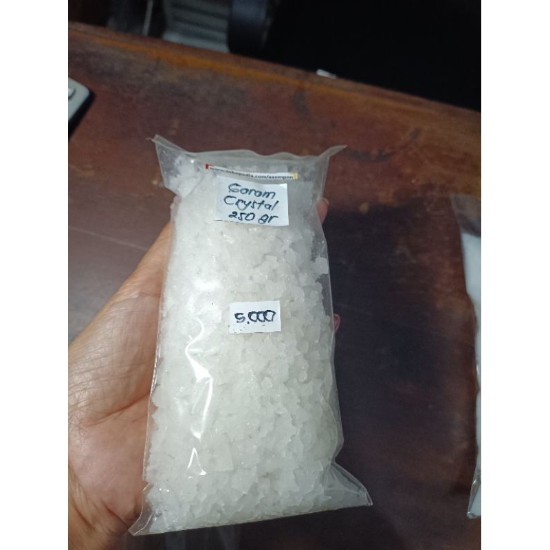 

Garam Cristal/kasar 250gr