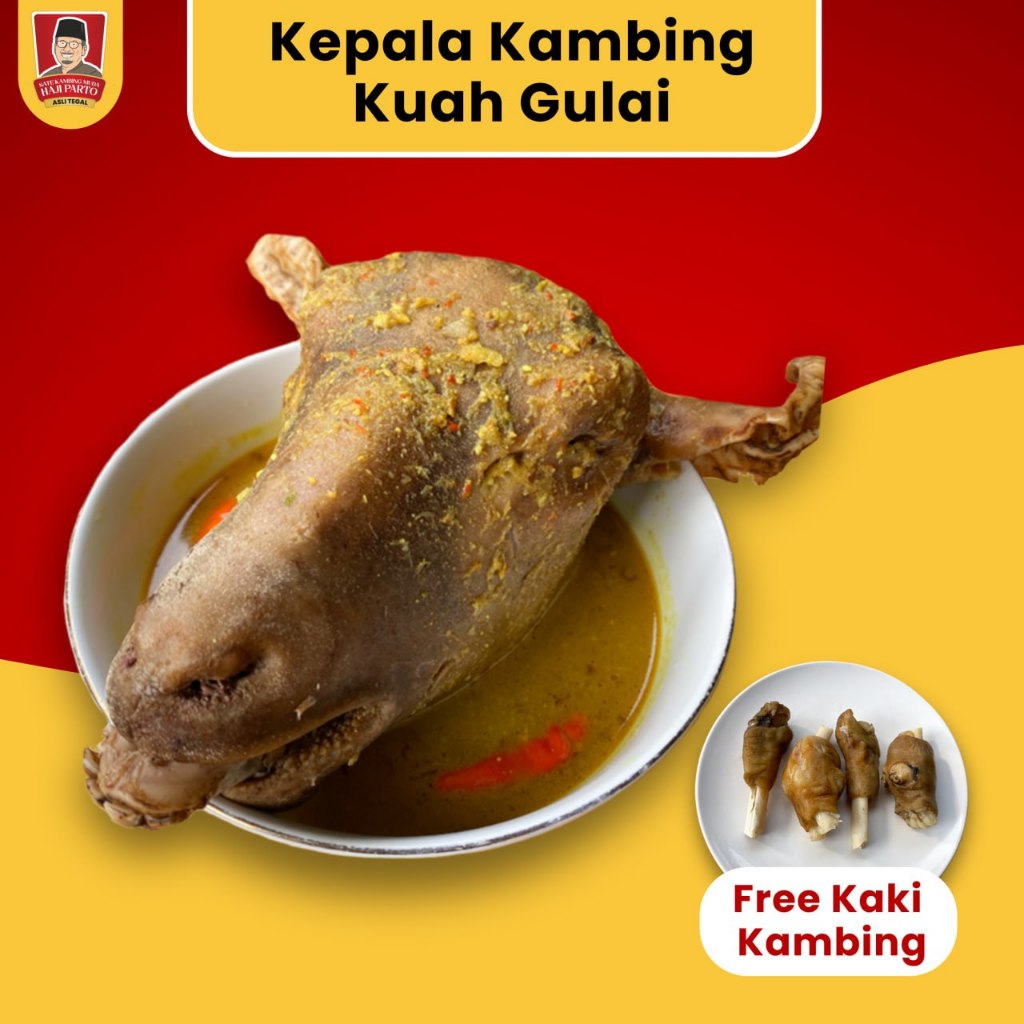 Gulai Kepala Kambing Muda Utuh Balibul Sate Kambing Muda Haji Parto