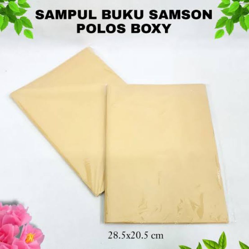 

Sampul Buku Campus/Boxy Cokelat Polos