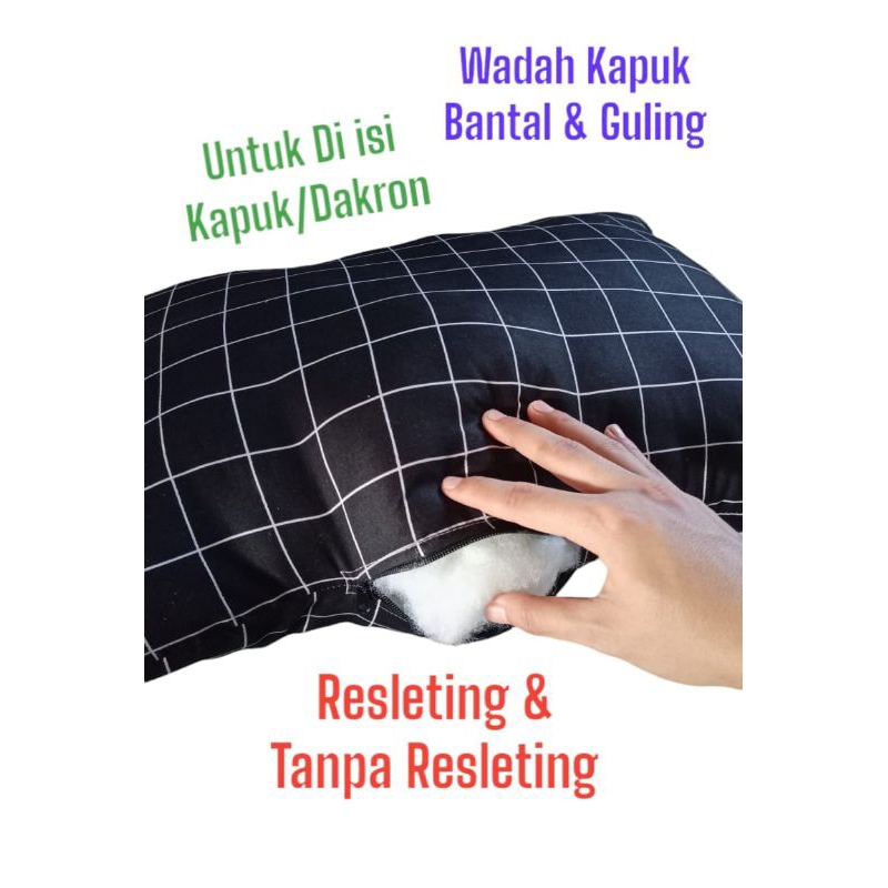 (Untuk isi Kapuk/Dakron) Urung Bantal Guling / Kain Dalaman Bantal Guling Wadah Kapuk/Dakron / Wurun