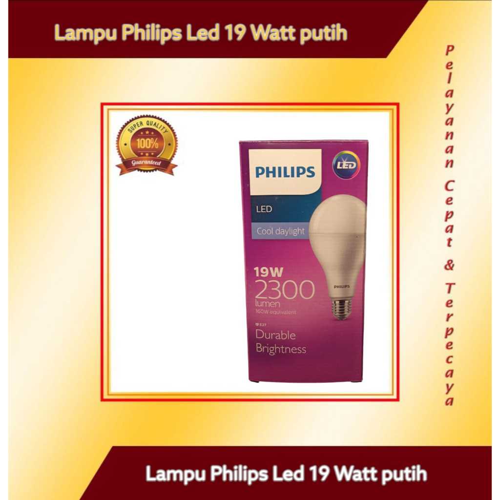 Lampu Philips led 19 watt putih