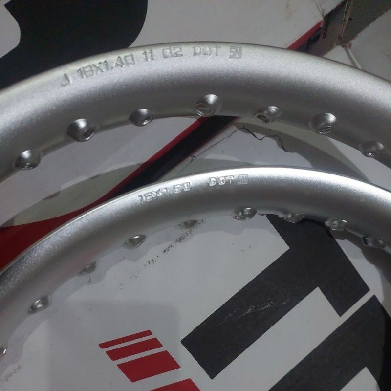 OBRAL VELG TDR 140 160 RING 16 SILVER 36 HOLE  NUVO SKYWAVE HAYATE