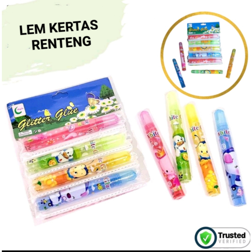 

Glue Stick Lem Kerta Lem Cair Lembaran Renteng isi 12 pcs