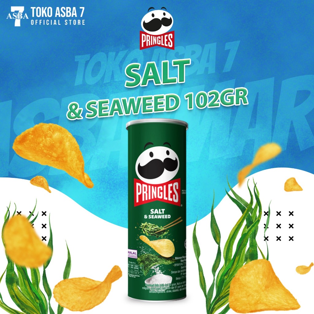 

PRINGLES SALT AND SEAWEED 102G