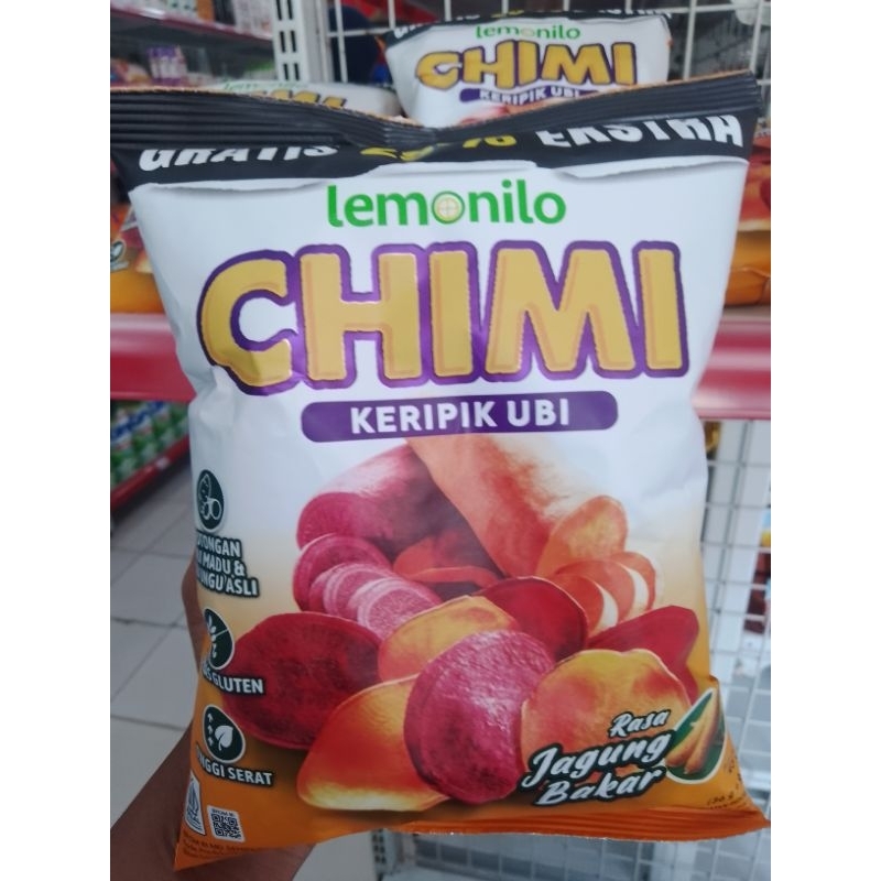 

lemonilo/ Chimi ubi ungu rasa jagung bakar/ berat 45 g