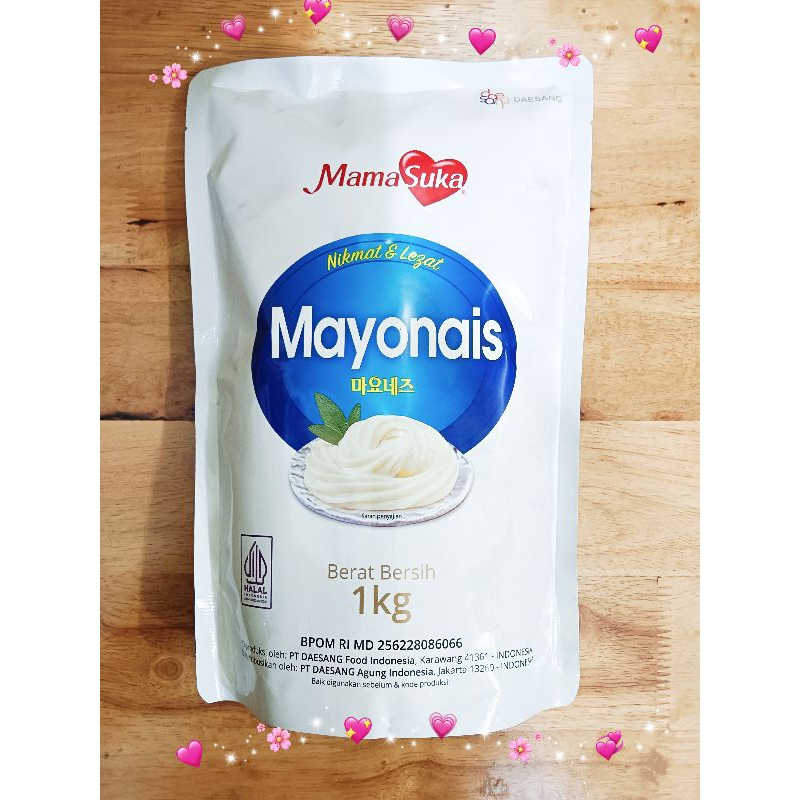 

MAYONAIS ORIGINAL MAMASUKA 1KG /SAUS MAYONAIS PUTIH PREMIUM