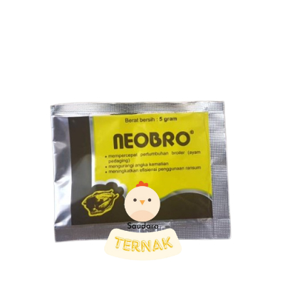 Neobro 5 gram Vitamin Suplemen Penggemuk Ayam Broiler Medion