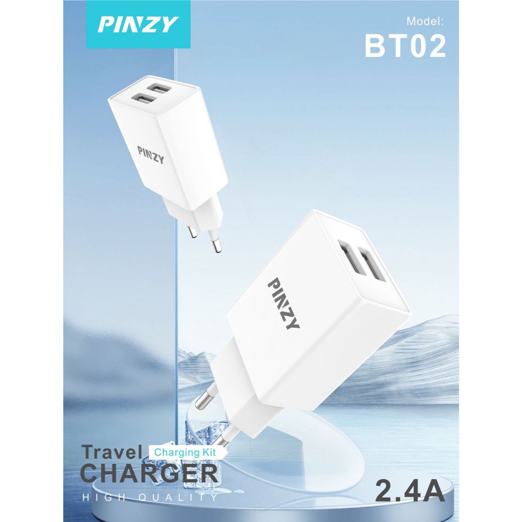 Batok charger kepala charger pinzy usb toples BT-02