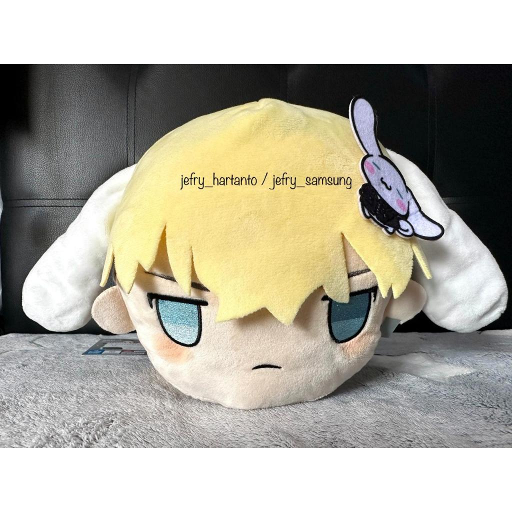 Boneka Chifuyu Matsuno & Cinnamoroll Tokyo Revengers x Sanrio Characters BIG Plush Original Jepang