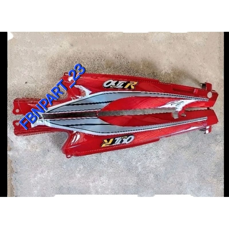 cover body belakang motor Yamaha alfa 100 set bok aki