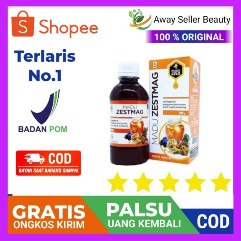 

MADU ZESTMAG 280mg Membantu Atasi Maag Dan Asam Lambung 1Botol Madu Zestmag Original