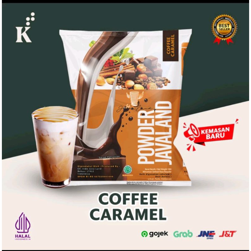 

bubuk minuman rasa coffee caramel