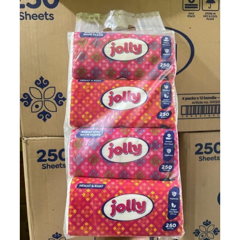 COD TISU JOLLY LEMBUT 2 PLY ISI 250 SHEET