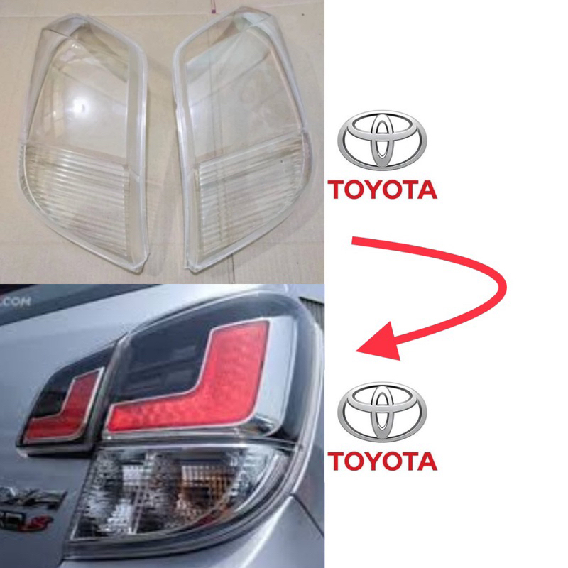 mika stoplamp mika lampu belakang toyota agya trd original
