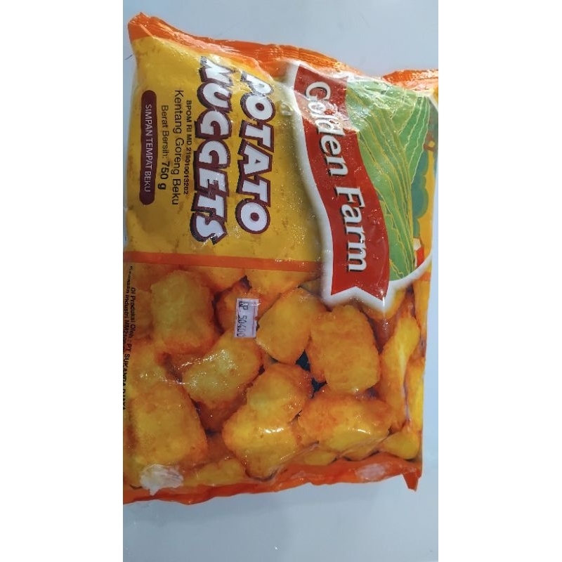 

golden fram potato nugget 750gr