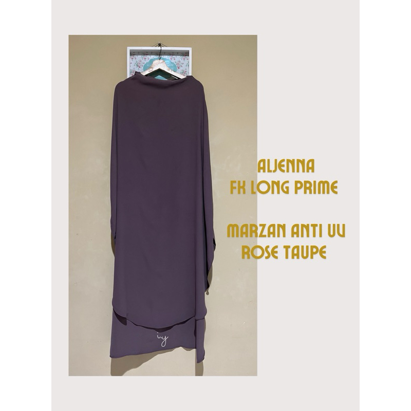 Preloved ALJENNA FK LONG PRIME MARZAN ANTI UV ROSE TAUPE
