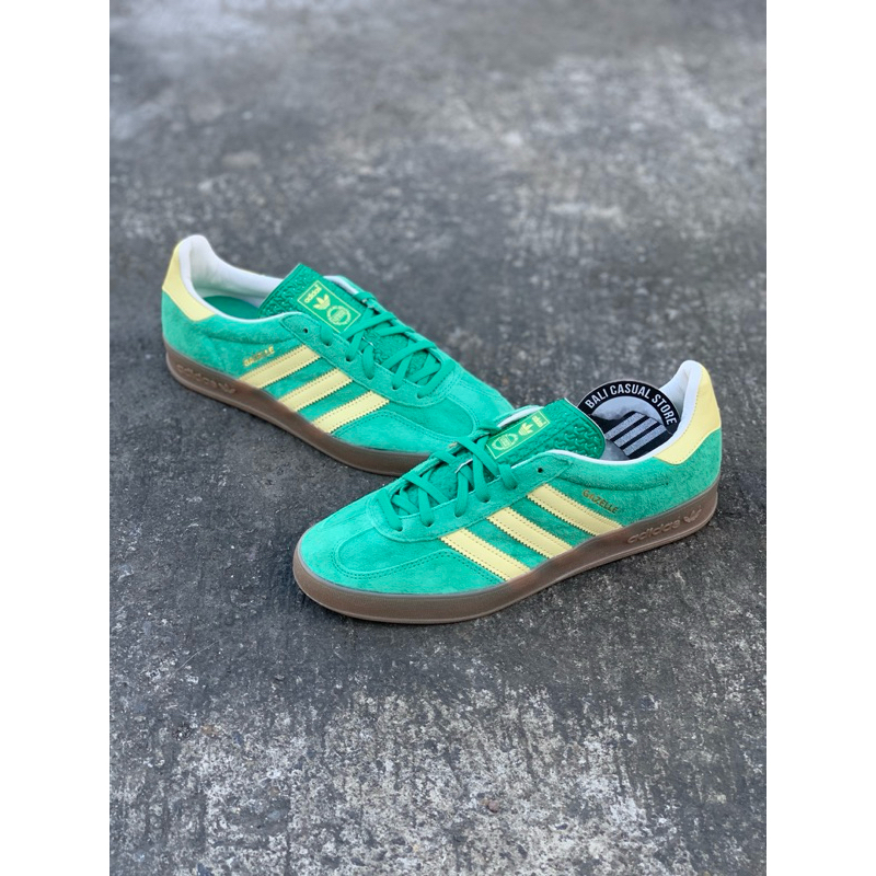 Adidas Originals Gazelle Indoor - Green/Yellow
