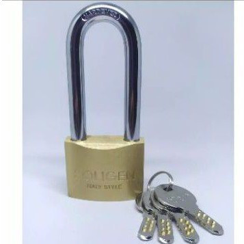 Gembok SOLIGEN 50MM - Gembok Sepeda Motor Pagar - Gembok Leher Panjang