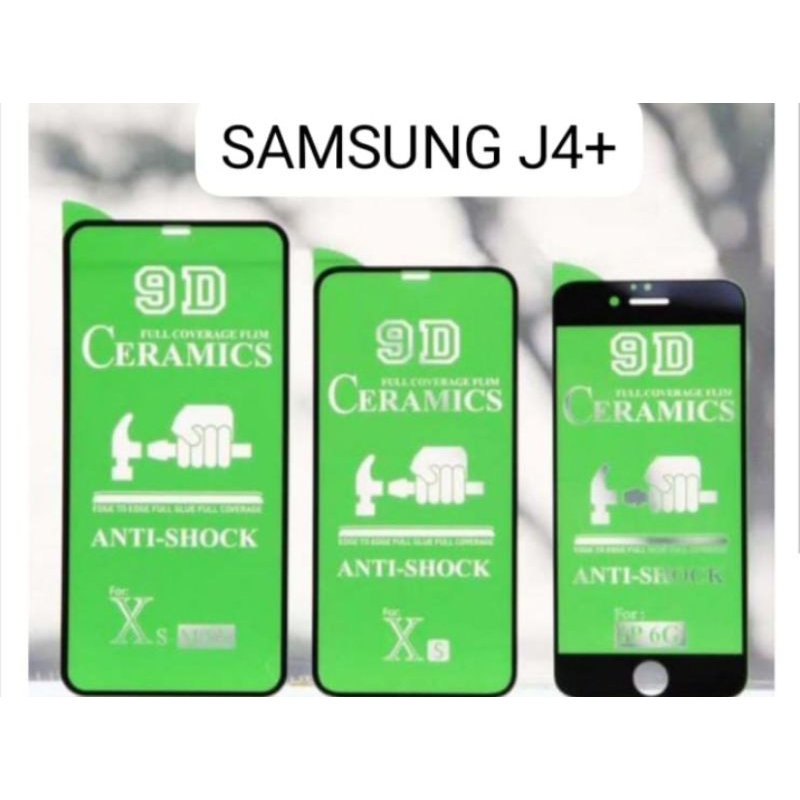 Tempered Glass Ceramic Anti Fingerprint Samsung J4+ Samsung J4PLUS