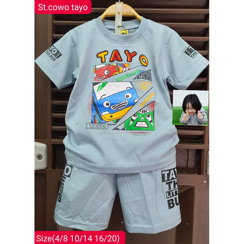 SETELAN ANAK LENGKONG JAYA /SETELAN ANAK LAKI LAKI/SETELAN ANAK TANGAN PENDEK