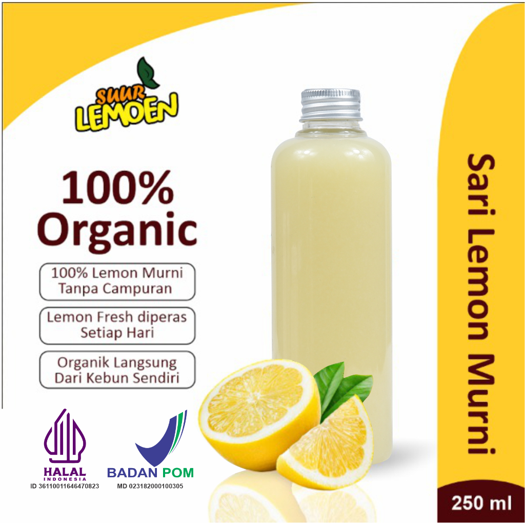 

Sari Lemon Murni 250 ml Tanpa Merk dan Tanpa Brand